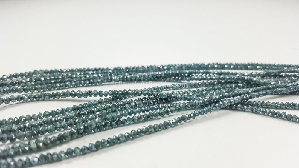 Buy Precious Blue Diamond Beads Gemstone for Jewelry Making